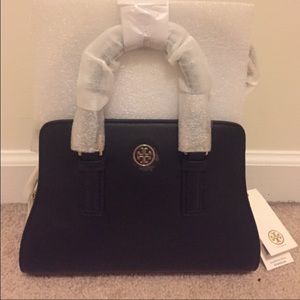 NWT Tory Burch mini robinson curved satchel