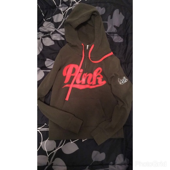 VS pink Half zip, pull over Hoodie 💓