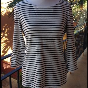 Kate spade New York "sailor tee" 3/4 sleeve xs