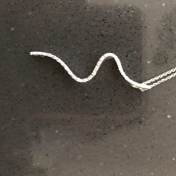 authentic diamond & white gold pendant.