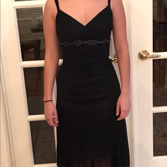 Black flowy dress