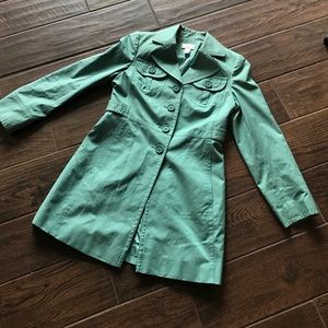 Loft teal / aqua petite spring jacket