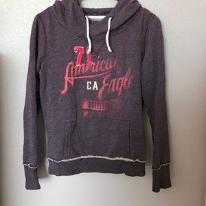 American eagle purple sweatshirt.