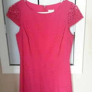 J. Crew Hot Pink  Dress