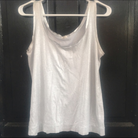 J.Crew silver loose fit tank - Picture 2 of 4