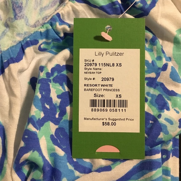 🌺 New with tags 🌺 Lilly Pulitzer one shoulder tank - Picture 4 of 4