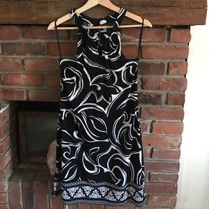 Black and white dress