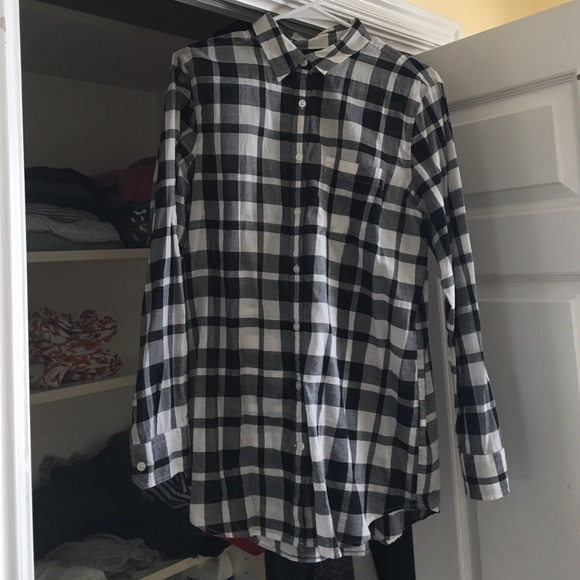 Black and white button up!
