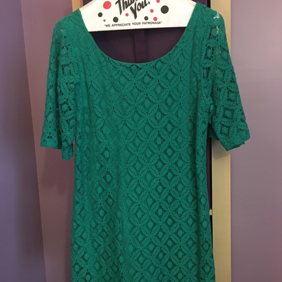 Green Shift Dress