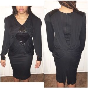 Vintage part Sequins dress