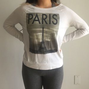 Off-Shoulder Long Sleeve Tee