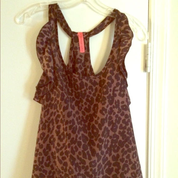 Cheetah Print flowy dress top - Picture 1 of 4