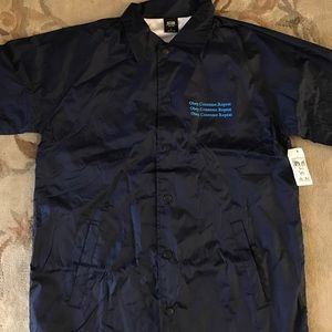 OBEY "WAKE UP" Coach Jacket Size L NWT