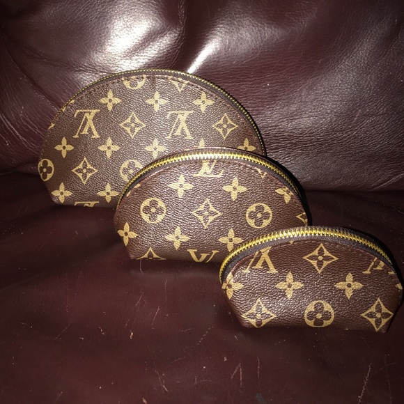 New inspired makeup bags. Sm 4",m 5"and lg. 7".