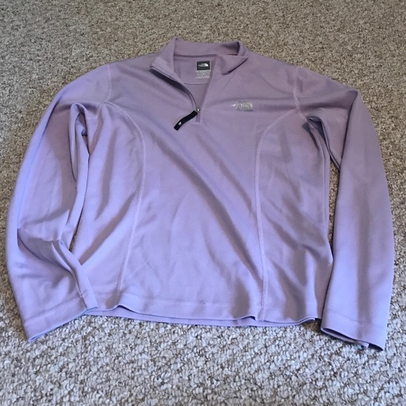 North Face women's athletic pullover, light purple