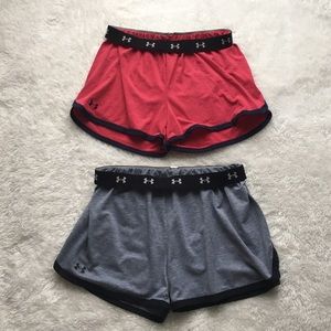 Two Under Armour Athletic Shorts