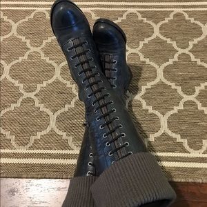 Cole Haan black leather boots