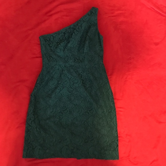 J. Crew bridesmaid dress in teal lace