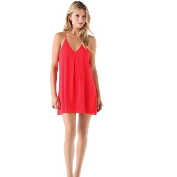 Alice + Olivia Fiera Y Back Tank Dress