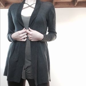 Charcoal oversized cardigan