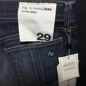 Rag & Bone Justine High Rise Skinny Jeans