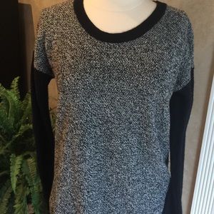 Madwell  Ladies Sweater 2 tone asymmetrical