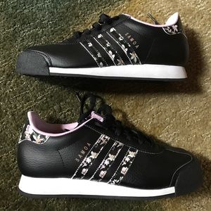 Adidas women's Samoa black w/ floral print