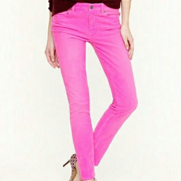 J. CREW Hot Pink Toothpick Cords