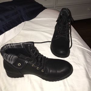 Black Combat Boots