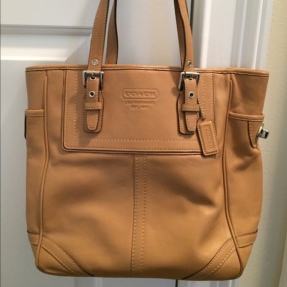 Authentic Tan Coach Purse