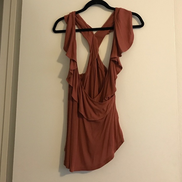 Free People Ruffle Tank