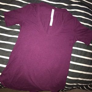 Lulu Lemon Purple V-neck