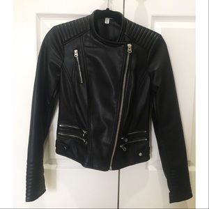 Zara | Trafaluc Faux Leather Biker Jacket