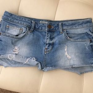 Topshop Moto Daisy shorts
