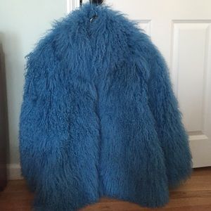 Mongolian lamb coat