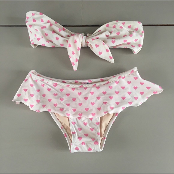 Retro heart bikini
