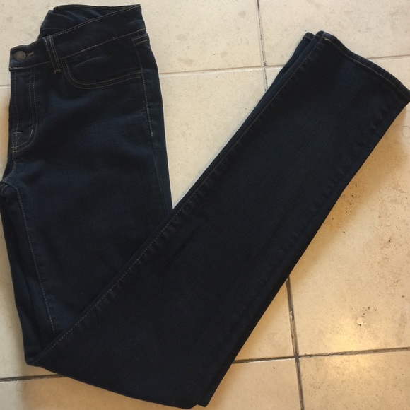 Jbrand Dark Ink Straight Leg Jeans