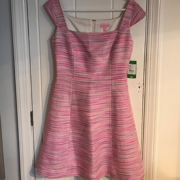 Lilly Pulitzer dress pink & purple 4 - Picture 2 of 5
