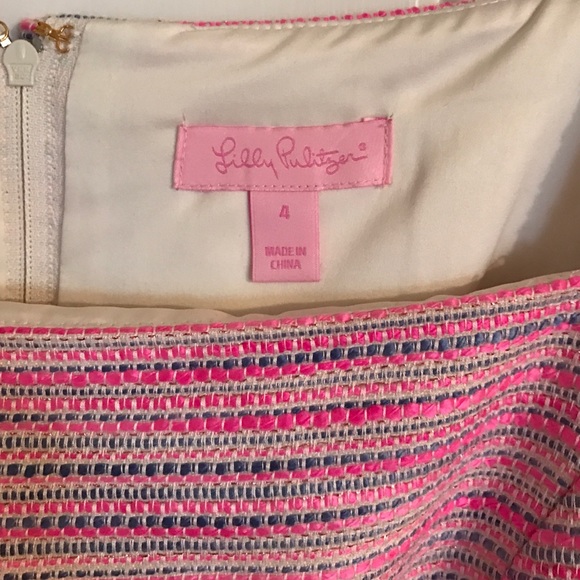 Lilly Pulitzer dress pink & purple 4 - Picture 3 of 5