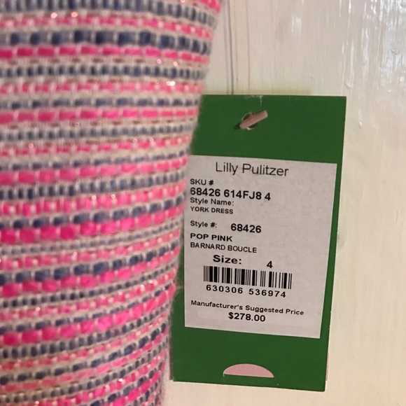 Lilly Pulitzer dress pink & purple 4 - Picture 4 of 5