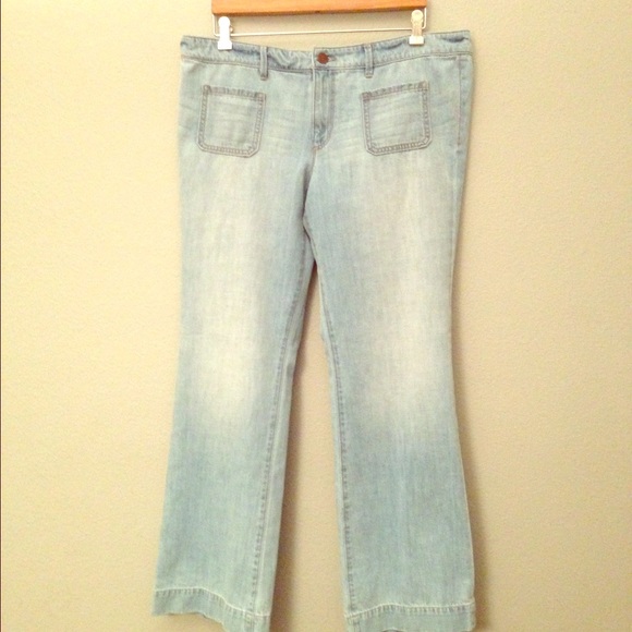 Loft wideleg jeans