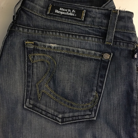 Rock & Republic Vintage Straight Leg Jeans