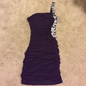 Form fitting semi formal dress
