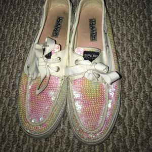 Pink Sparkly Sperry Top-Sider