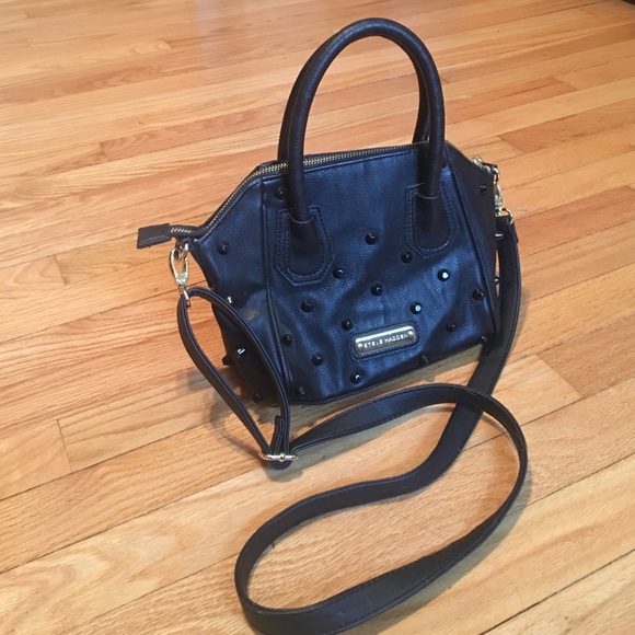 Steve Madden small cross-body bag- black studded