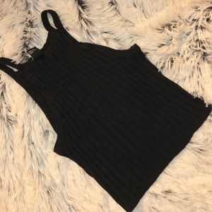 Black crop top