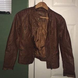 Aeropostale faux leather jacket