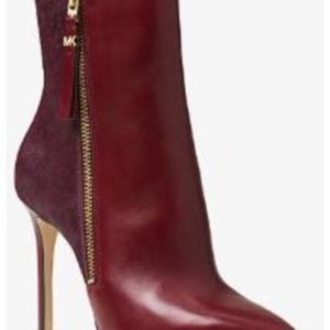 Michael Kors Dawson Leather and calf hair boot