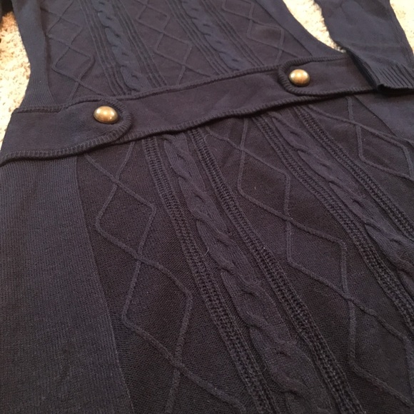 Navy sweater dress - Picture 3 of 3