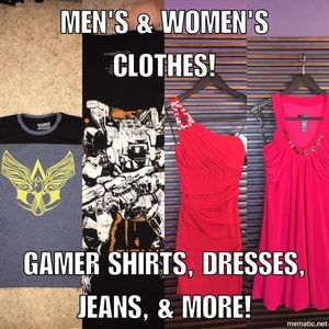 Shop my closet for men's & women's clothes!